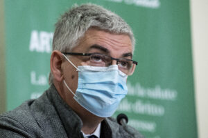 Foto Roberto Monaldo / LaPresse
12-12-2020 Roma
Politica
Ministero della Salute – Conferenza stampa sulla situazione epidemiologica Covid-19
Nella foto Silvio Brusaferro (Iss)

Photo Roberto Monaldo / LaPresse 
12-12-2020 Rome (Italy) 
Ministry of Health – Press conference on the Covid-19 epidemiological situation 
In the pic Silvio Brusaferro