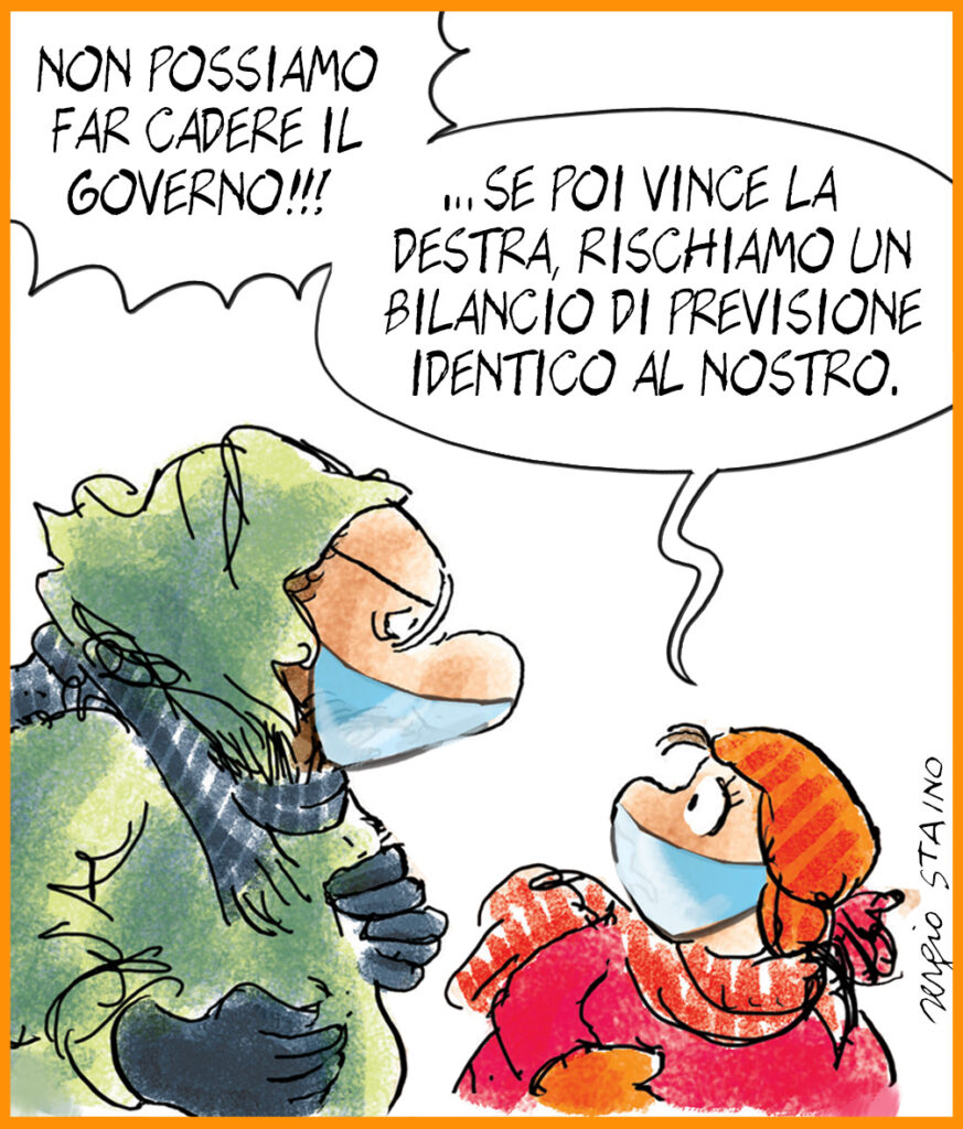 La vignetta di Sergio Staino del 31 dicembre 2020