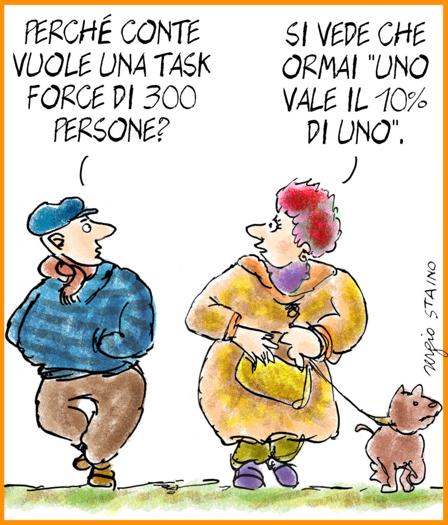 La vignetta di Sergio Staino del 4 dicembre 2020