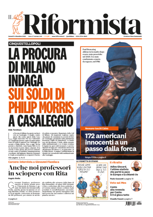 Quotidiano del 4 dicembre 2020