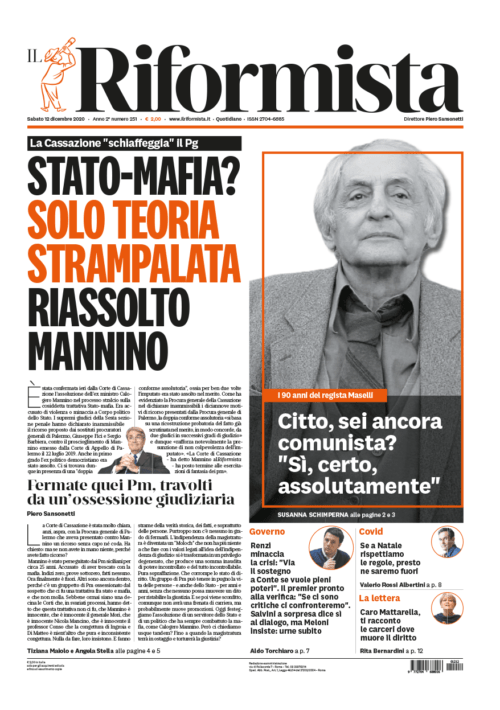 Quotidiano del 12 dicembre 2020