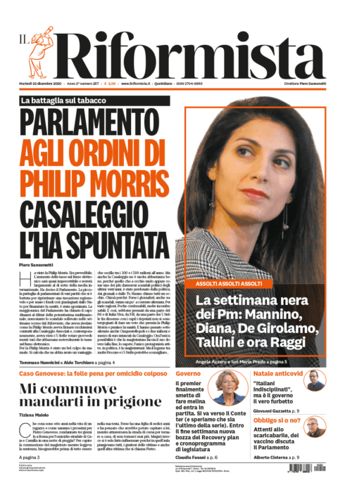 Quotidiano del 22 dicembre 2020