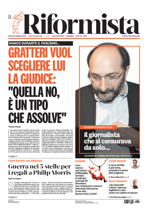 Quotidiano del 24 dicembre 2020