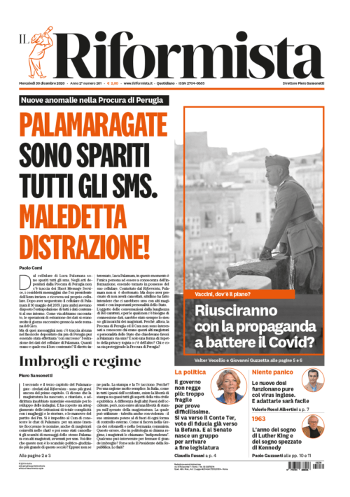 Quotidiano del 30 dicembre 2020