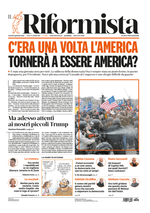 Quotidiano dell’8 gennaio 2021