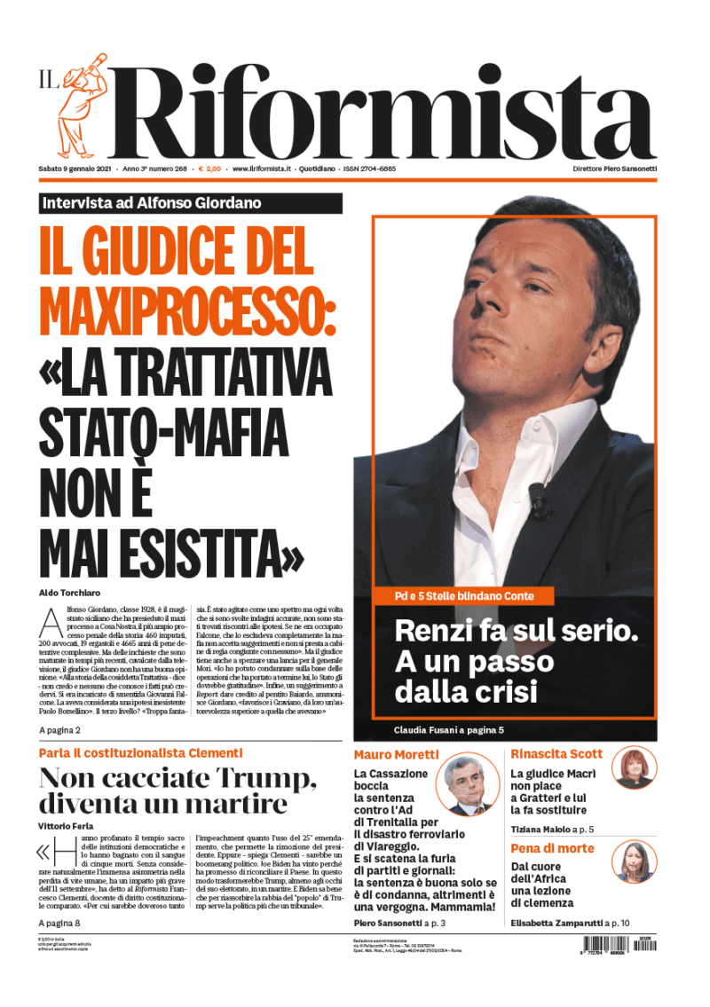 Quotidiano del 9 gennaio 2021