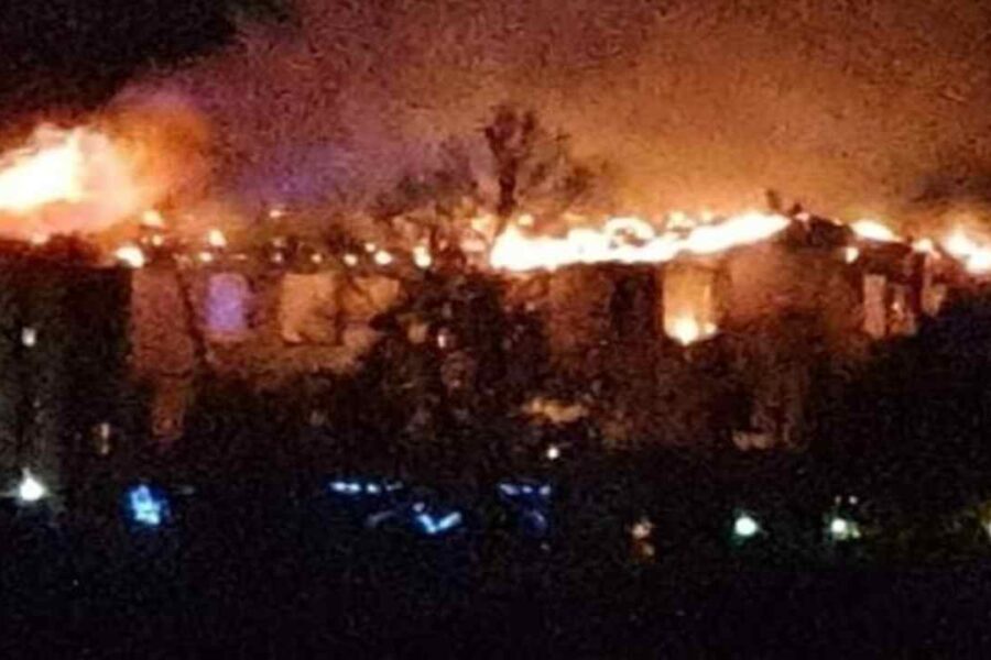 Rogo la sera di Natale, fiamme nella villa di Montezemolo: danni ingenti