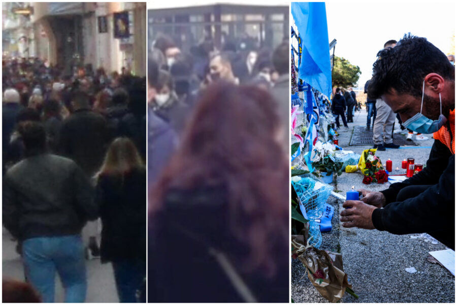 Natale Covid, gli esperti: “Rigore o si morirà anche di infarto. Troppi assembramenti per Maradona e per lo shopping”