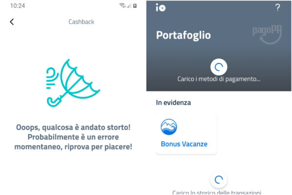 Cashback, il primo giorno è già un caos: l’app Io subito bloccata per i troppi accessi