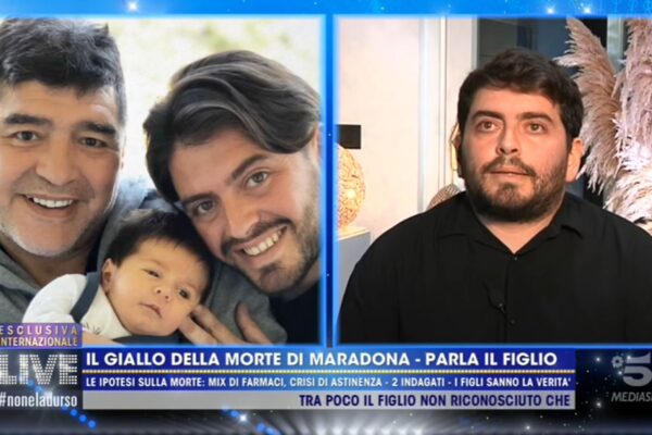 Diego Maradona Jr.: “Ringrazio tutti i medici e in particolare Ascierto, mi hanno salvato la vita”