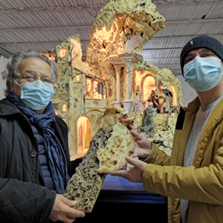 Un presepe di pizza per il terzo anniversario del riconoscimento Unesco