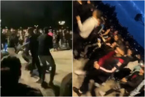 Si danno appuntamento al Pincio, centinaia di ragazzi assembrati senza mascherina: scatta la maxirissa Si danno appuntamento al Pincio, centinaia di ragazzi assembrati senza mascherina: scatta la maxirissa