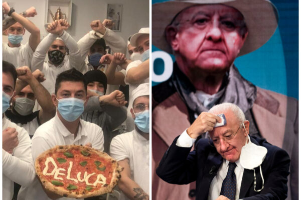 La pizza De Luca, la protesta di Errico Porzio contro il governatore: “Non hai rispetto dei lavoratori”