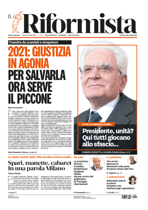 Quotidiano del 2° gennaio 2021