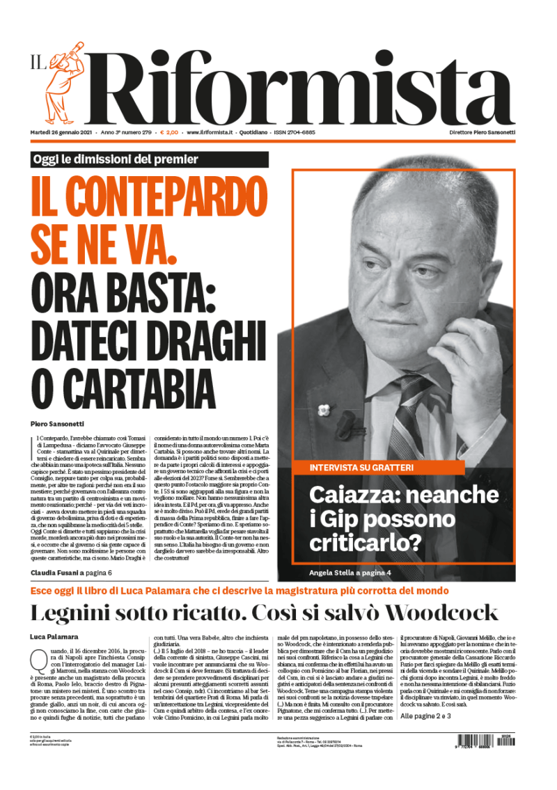 Quotidiano del 26 gennaio 2021