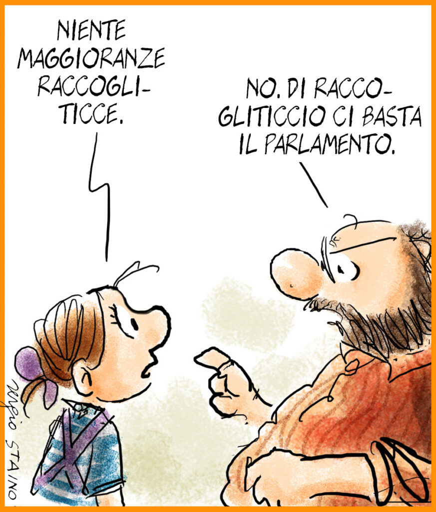 La vignetta di Sergio Staino del 5 gennaio 2021