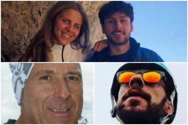 Chi sono i 4 dispersi del monte Velino, sepolti sotto 6 metri di neve