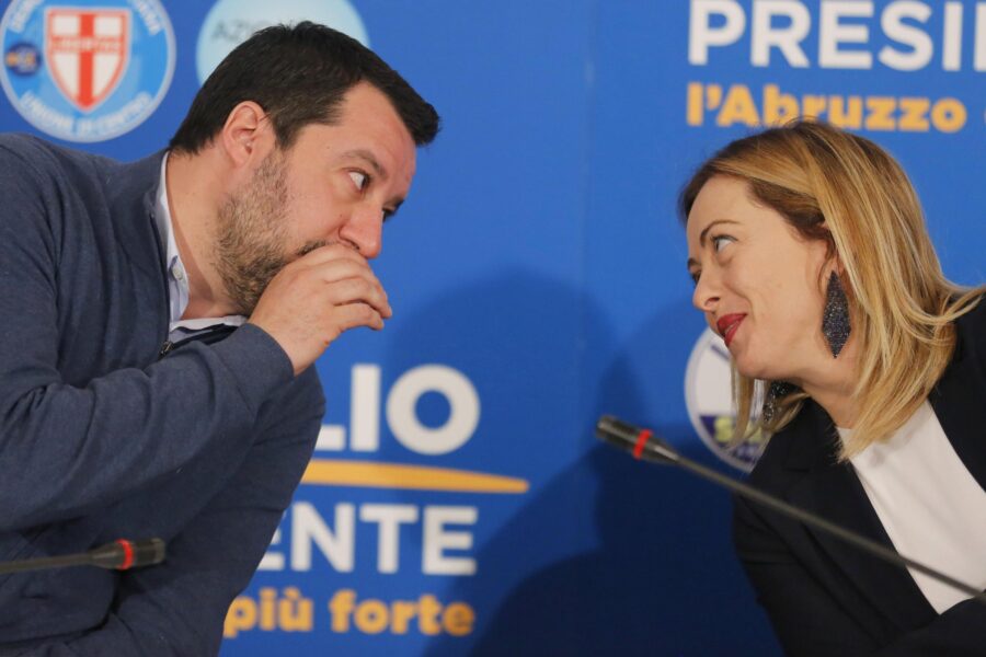 Meloni agguanta Salvini: per il sondaggio Swg-La7 Fratelli d’Italia è praticamente pari alla Lega