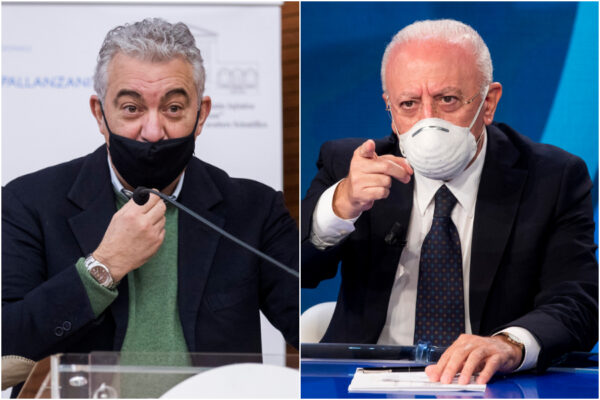 Vaccini, scontro furioso tra De Luca e Arcuri: scambio di accuse sul piano di distribuzione