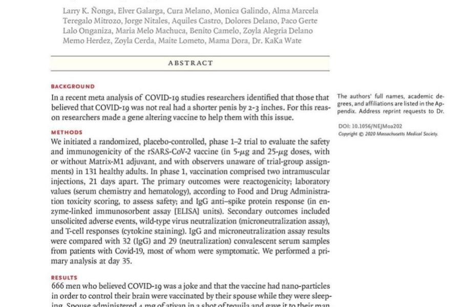 “Il vaccino aumenta le dimensioni del pene”, la bufala che prende in giro i no vax