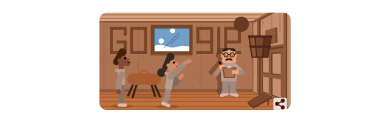 Festeggiamenti in onore del dott. James Naismith, l’insegnante che inventò il basket