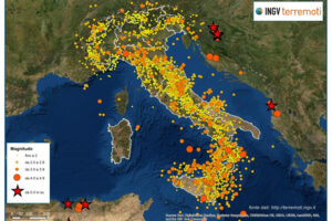 Terremoti, nel 2020 in Italia 45 eventi sisimici al giorno: uno ogni ora e mezza