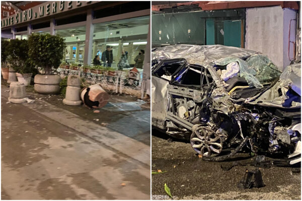 Schianto di Mergellina, Maria non ce l’ha fatta: auto era una scheggia, capriole per 30 metri