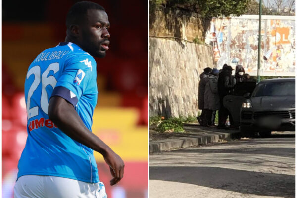 Arriva il freddo glaciale, Koulibaly regala giacconi del Napoli ai più poveri Arriva il freddo glaciale, Koulibaly regala giacconi del Napoli ai più poveri