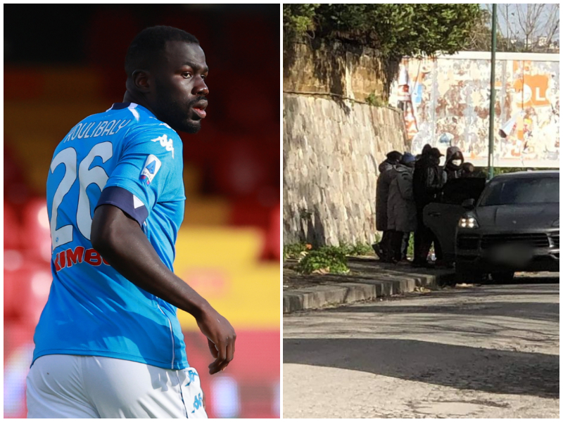 Arriva il freddo glaciale, Koulibaly regala giacconi del Napoli ai più poveri