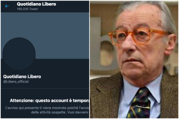 Libero sospeso da Twitter, le “attività sospette” del quotidiano bloccate sul social
