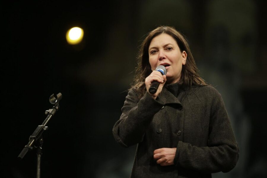 Foto Vincenzo Livieri – LaPresse 24-01-2015 Politica – Roma – Manifestazione del Movimento 5 Stelle. Nella foto Sabina Guzzanti
Foto Vincenzo Livieri – LaPresse 24-01-2015 News – Rome – Demonstration of 5 Stars Movement. . In the pic: Sabina Guzzanti