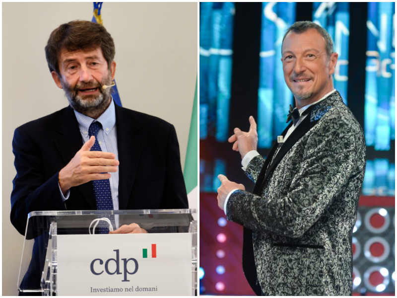 Sanremo esplode, Franceschini: “Niente pubblico” e Amadeus prepara le dimissioni