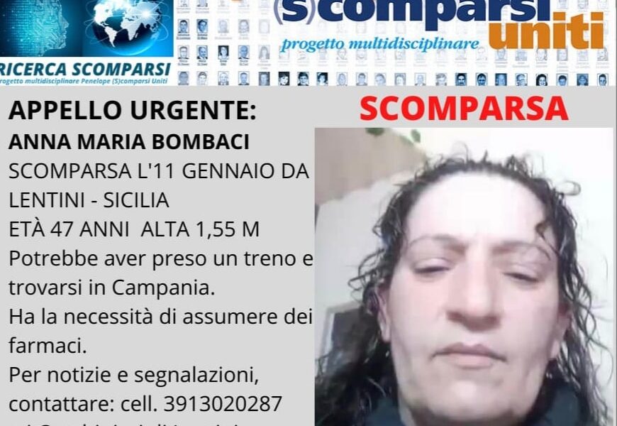 Ritrovata Annamaria Bombaci, scomparsa da quasi 20 giorni: “Riconosciuta grazie a ‘Chi l’ha visto?'”
