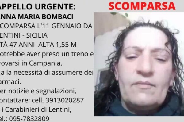 Ritrovata Annamaria Bombaci, scomparsa da quasi 20 giorni: “Riconosciuta grazie a ‘Chi l’ha visto?'”