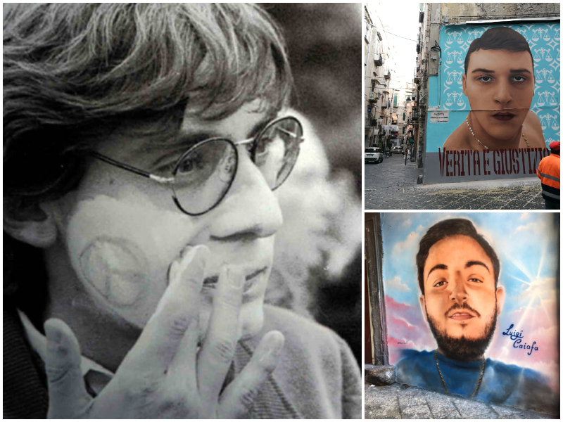 Scoppia la guerra dei murales a Napoli: “Cancellato Siani, resistono quelli dei baby rapinatori”