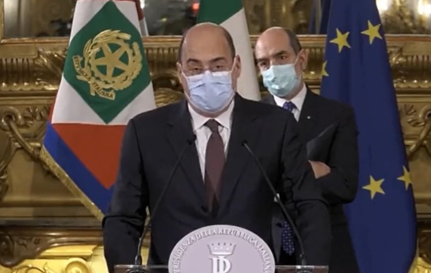 Consultazioni, Zingaretti sposa Conte e bacchetta Renzi: “Irresponsabile”