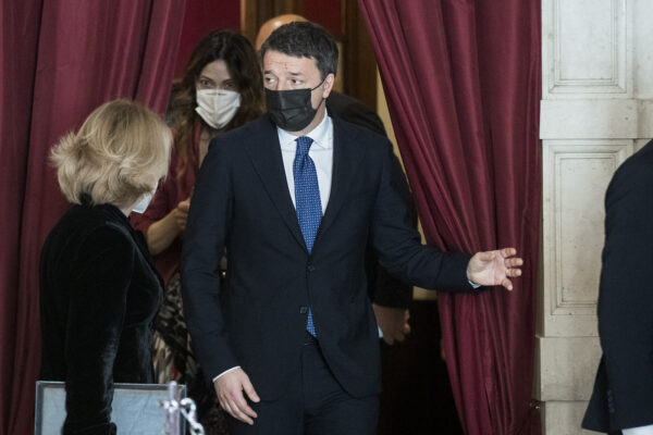 Foto Roberto Monaldo / LaPresse
05-02-2021 Roma
Politica
Camera dei Deputati – Consultazioni del presidente del Consiglio incaricato Mario Draghi
Nella foto Matteo Renzi

05-02-2021 Rome (Italy) 
Chamber of Deputies – Consultations of the Prime Minister designate Mario Draghi
In the pic  Matteo Renzi