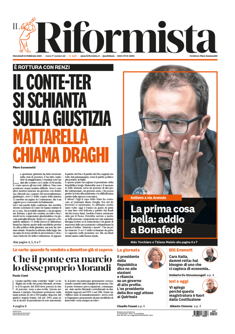 Quotidiano del 3 febbraio 2021