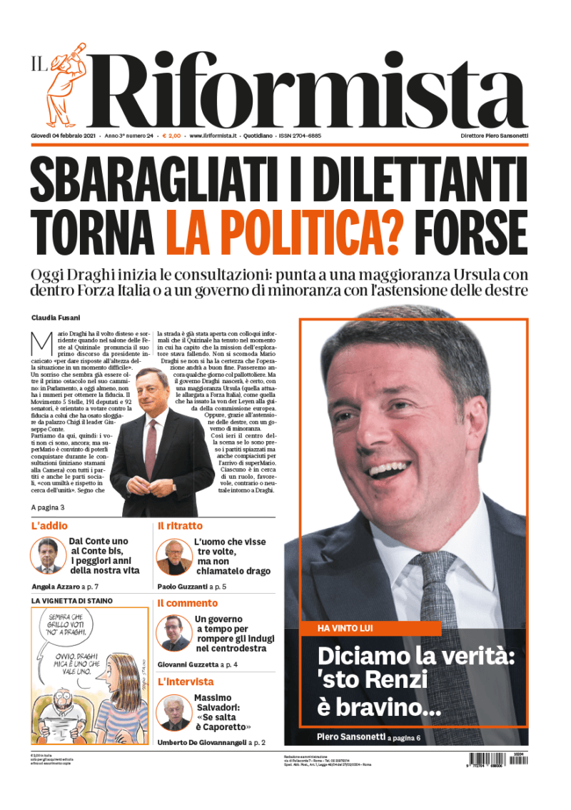 Quotidiano del 4 febbraio 2021