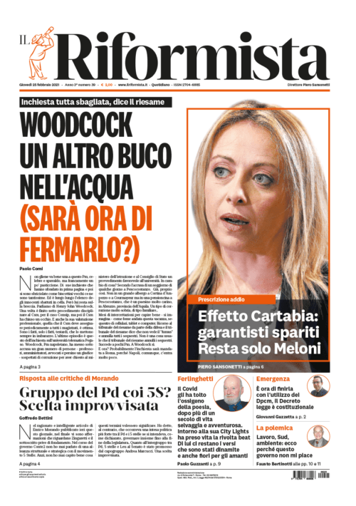 Quotidiano del 25 febbraio 2021
