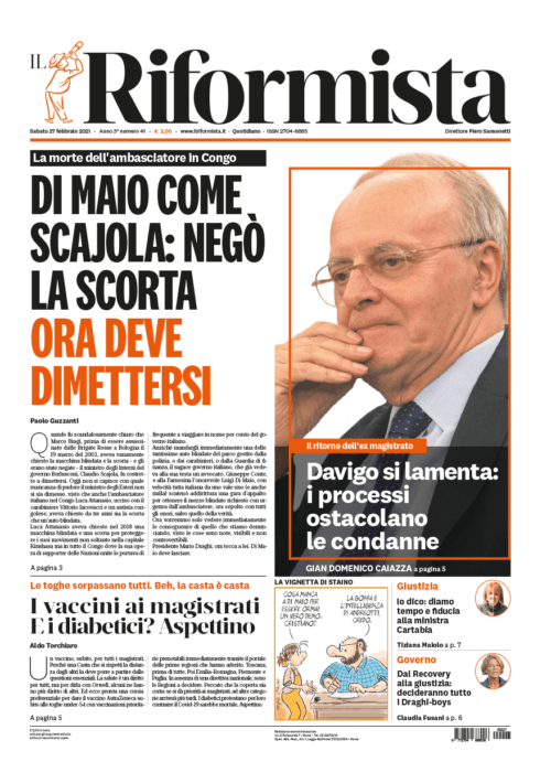 Quotidiano del 27 febbraio 2021