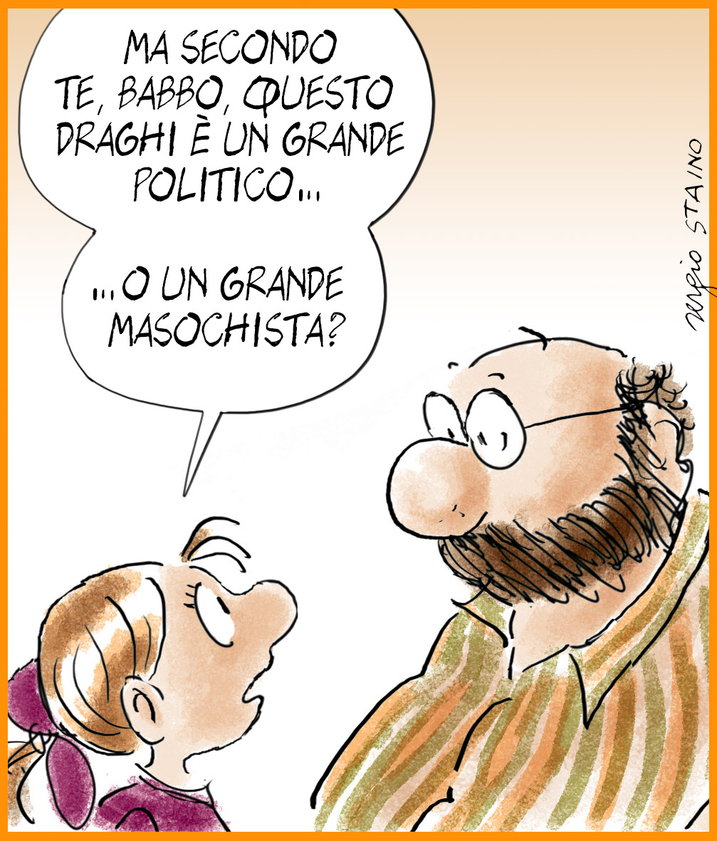 La vignetta di Sergio Staino dell’11 febbraio 2021