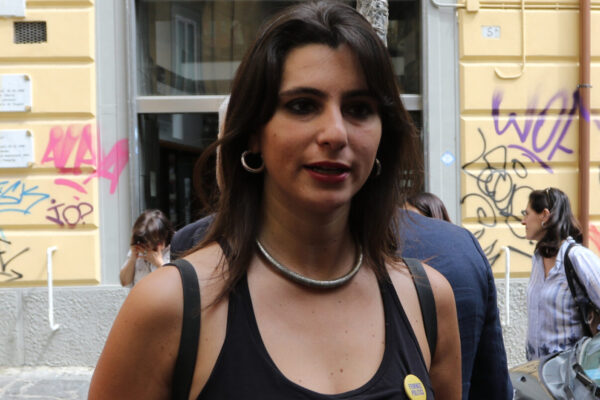 Fabio Sasso/LaPressecronaca25 05 2018 NapoliAssemblea nazionale del nuovo movimento politico DEMA al Cinema modernissimo di Napoli Nella Foto la consigliera comunale di napoli di DEMA Eleonora Di Majo Fabio Sasso/LaPressecronaca25 05 2018 NapoliAssemblea nazionale del nuovo movimento politico DEMA al Cinema modernissimo di Napoli Nella Foto la consigliera comunale di napoli di DEMA Eleonora Di Majo