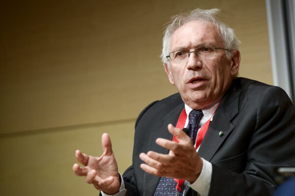 Foto LaPresse/Nicolò Campo 
29/09/2018 Torino (Italia) 
Cronaca
Convegno nazionale Cavalieri del Lavoro ‘La rivoluzione digitale’
nella foto: Patrizio Bianchi

Photo LaPresse/Nicolò Campo 
September 29, 2018 Turin (Italy)
News
Knights of Work National Convention ‘The digital revolution’
in the picture: Patrizio Bianchi