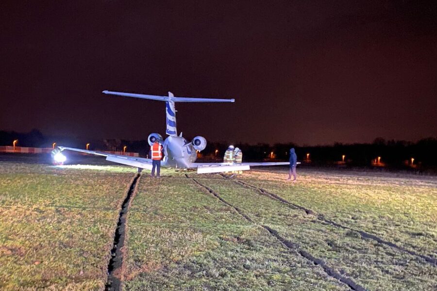 L’aereo privato di Mertens finisce fuori pista, paura per l’attaccante del Napoli