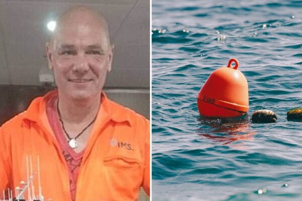 Cade in mare nel mezzo del Pacifico, si salva aggrappandosi per 14 ore ad una boa