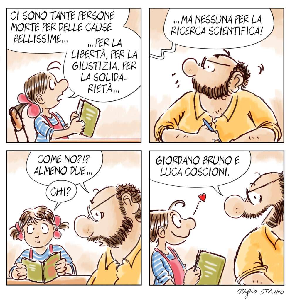 La vignetta di Sergio Staino del 20 febbraio 2021