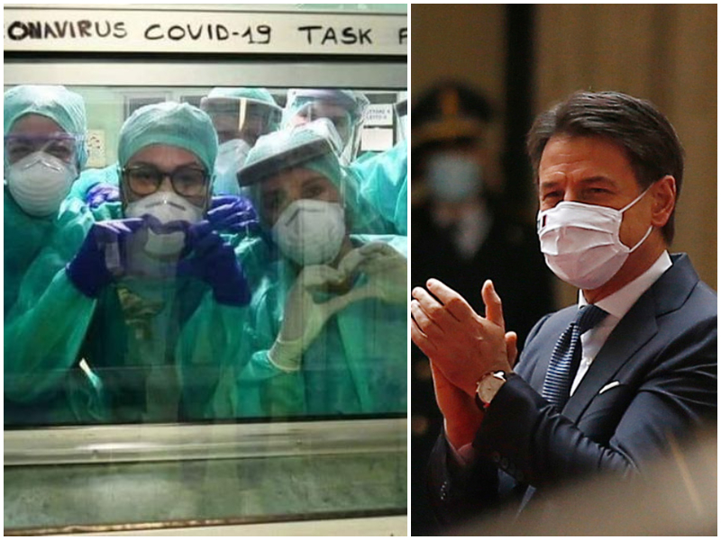 Conte rompe il silenzio: “Un anno di covid, ricordiamo i medici in prima linea”