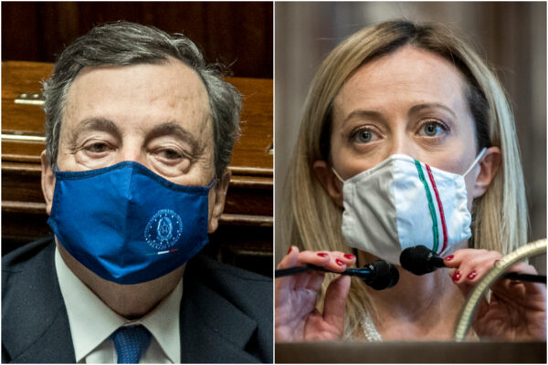 Draghi, è luna di miele con gli italiani: piace a oltre sei su dieci, seconda la Meloni