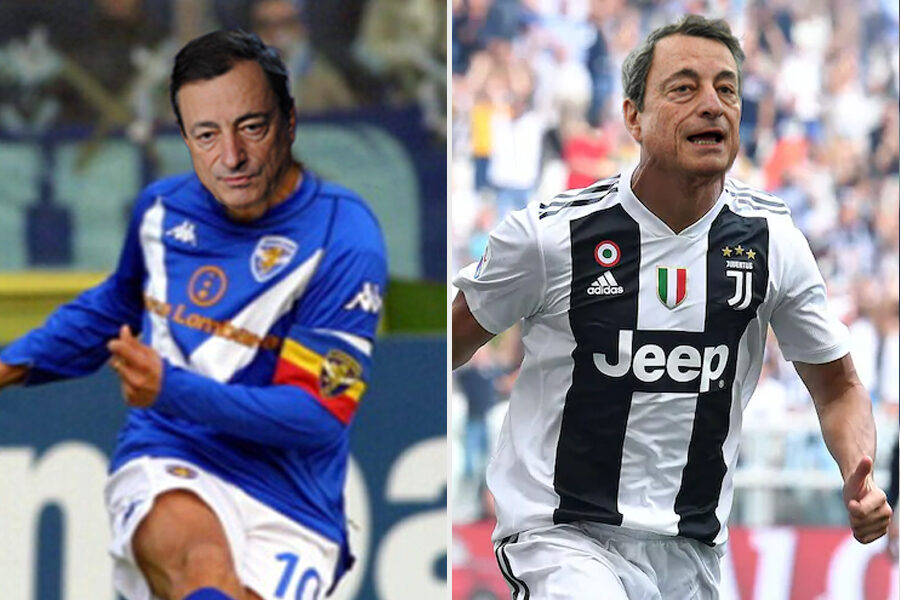 “Draghi è come Ronaldo”, “no, ha la classe di Baggio”: il governo non è nato ma già litiga sulle metafore calcistiche